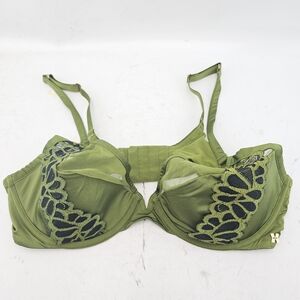 Savage X Fenty Olive Green Embroidered Underwire Bra